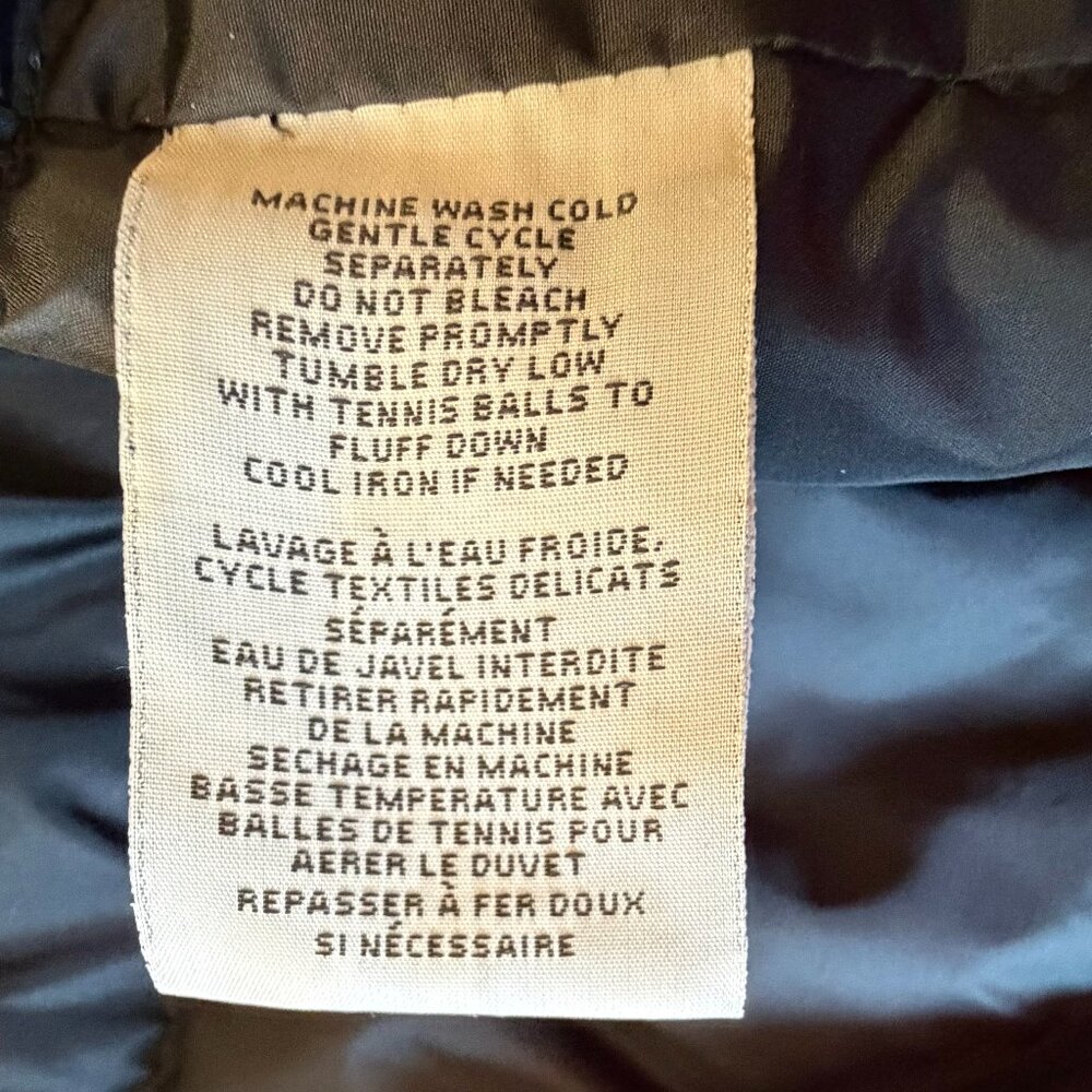 Ralph Lauren Denim & Supply Womens Black Down XL Puffer Jacket Hood warm rare - Picture 8 of 15